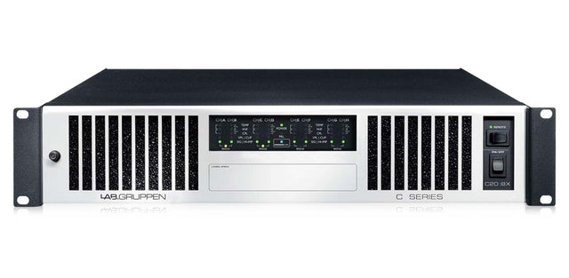 Lab Gruppen C 20:8X 2,000 Watt 8-Channel Amplifier with NomadLink Network Monitoring and Dedicated Control forInstall Applications