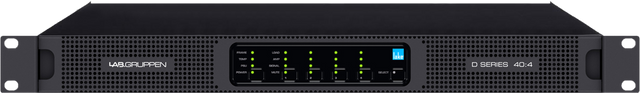Lab Gruppen D 40:4L_US1 4000W Amplifier with 4 Flexible Output-Channels, Lake Digital Signal Processing and Digital Audio Networking for Installation Applications
