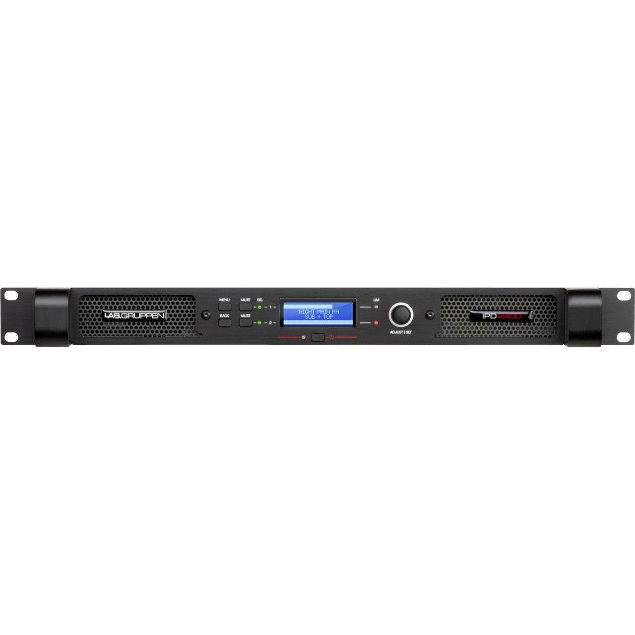 Lab Gruppen IPD 2400-UL Compact 2,400 Watt 2-Channel DSP Controlled Power Amplifier