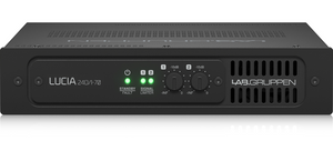 Lab Gruppen LUCIA 240/1-70-UL Compact Mono 240 W Amplifier for High Impedance 70 V Installation Applications