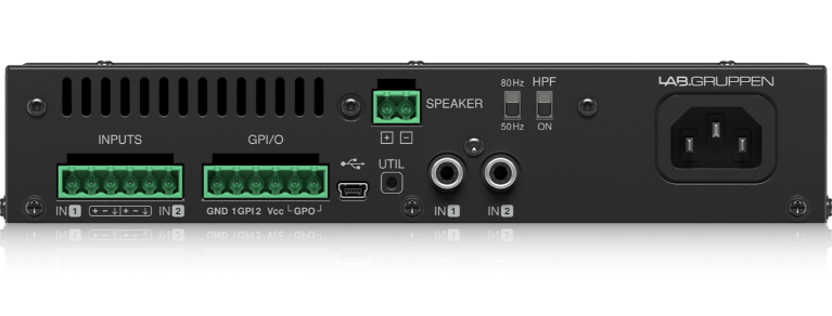 Lab Gruppen LUCIA 240/1-70-UL Compact Mono 240 W Amplifier for High Impedance 70 V Installation Applications - 2