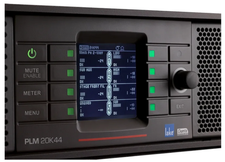 Lab Gruppen PLM20K44-SP-U 20,000 Watt Amplifier with 4 Flexible Output Channels on SpeakON Connectors, LAKE Digital Signal Processing and Digital Audio Networking for Touring Applications - 2
