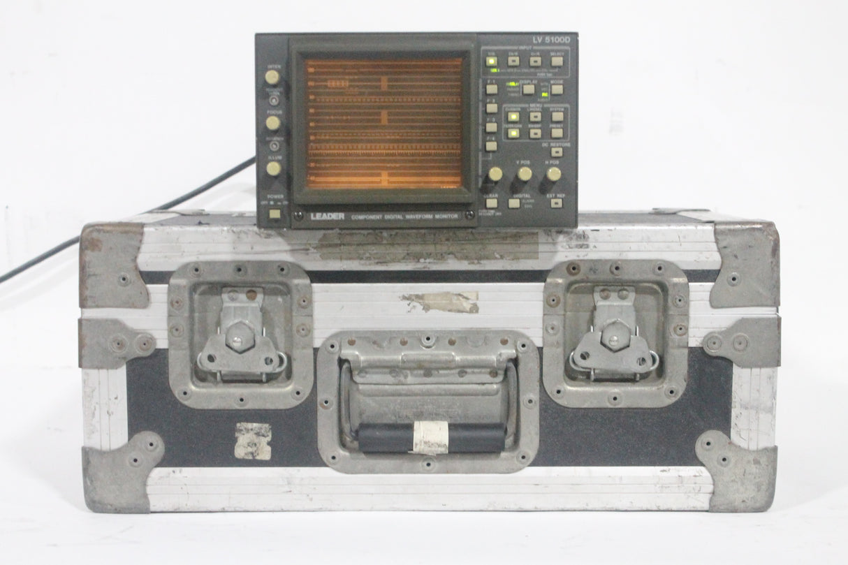 Leader LV5100D Digital Waveform Monitor in Hard Carrying Case