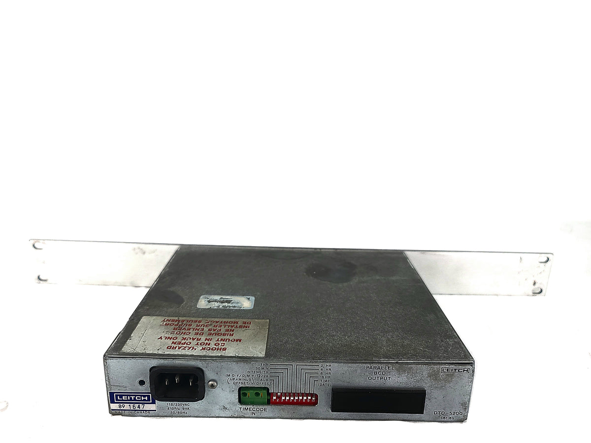 Leitch DTD 5200 Digital Time Display