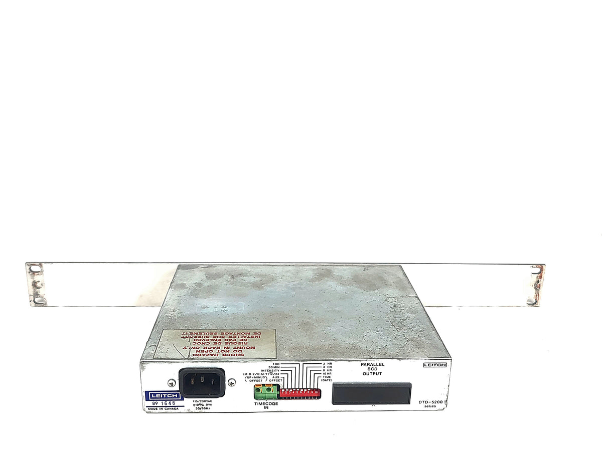 Leitch DTD 5200 Digital Time Display