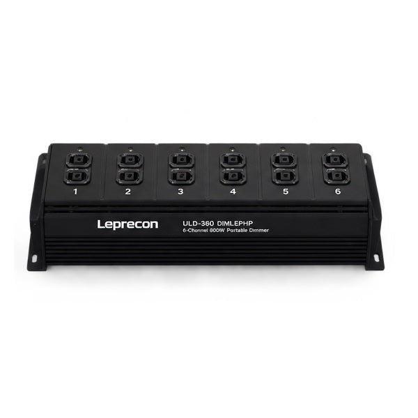 Leprecon ULD-360 DIMLEPHP 6-Channel 600W Portable Dimmer