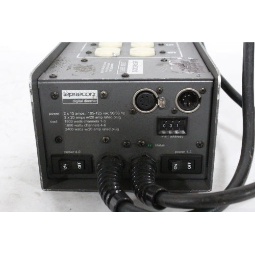 Leprecon LD-360 DIMLEPHP 6-Channel 600W Portable Dimmer