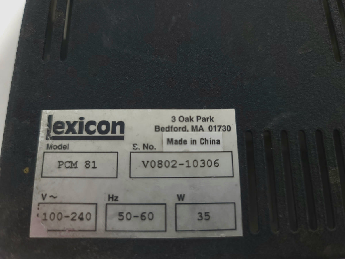 Lexicon PCM 81 Digital Effects Processor