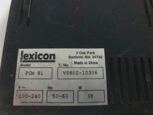 Lexicon PCM 81 Digital Effects Processor