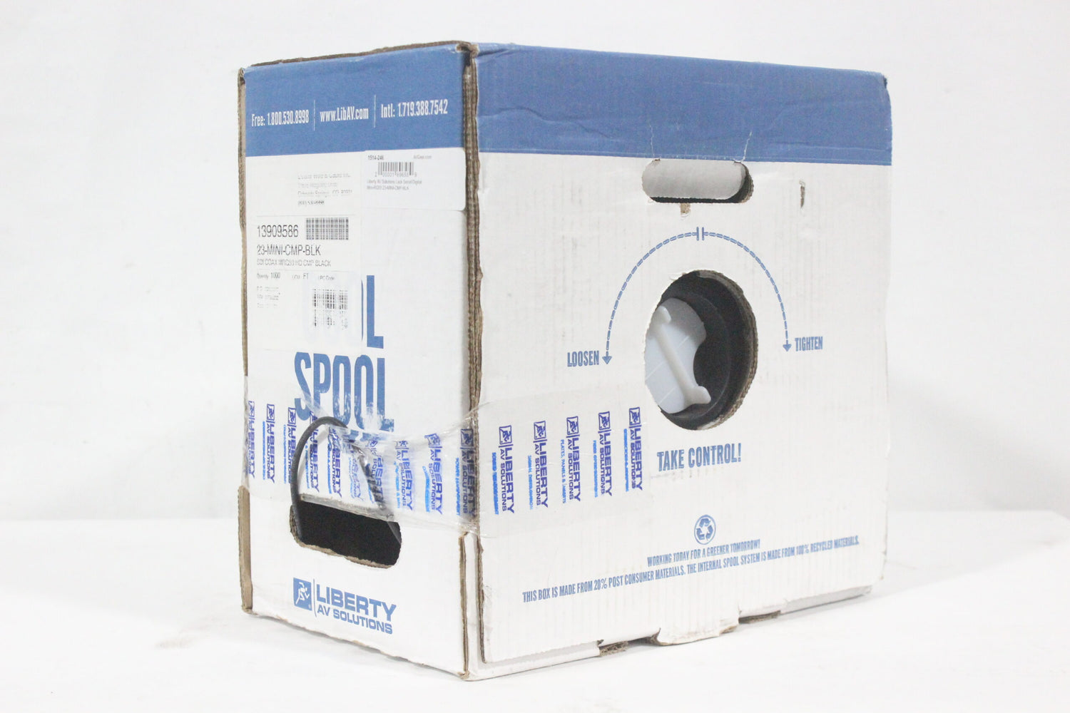 Liberty AV Solutions Mini-RG59 Black Serial Digital Mini-RG59 23-MINI-CMP-BLK