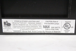 Lighting &amp; Electronics, INC Stage/Studio Lighting Unit - Broad Cyc CAT#6571