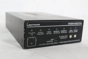 Lightware DA2DVI-HDCP-Pro Distribution Amplifier