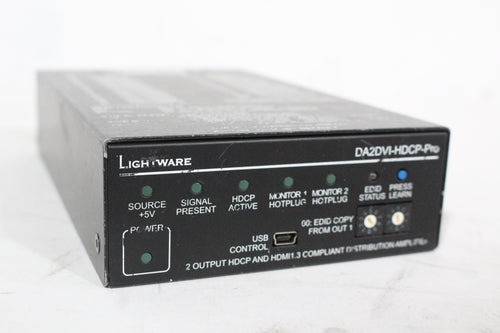 Lightware DA2DVI-HDCP-Pro Distribution Amplifier