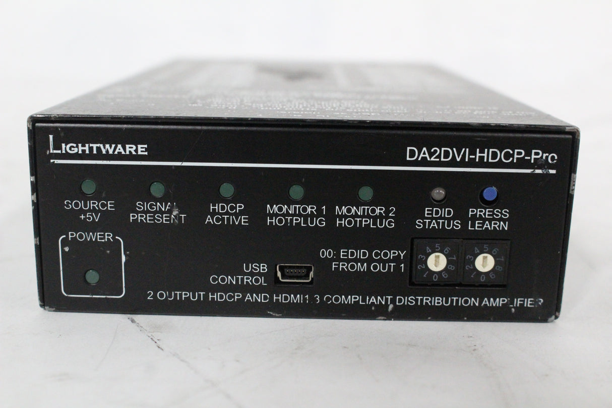 Lightware DA2DVI-HDCP-Pro Distribution Amplifier