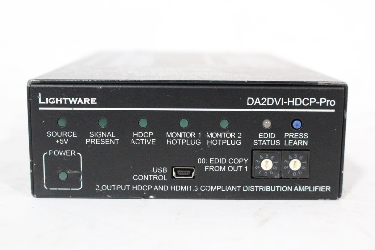Lightware DA2DVI-HDCP-Pro Distribution Amplifier