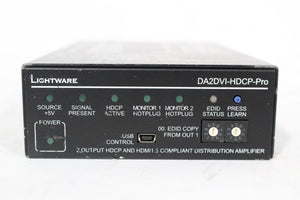 Lightware DA2DVI-HDCP-Pro Distribution Amplifier
