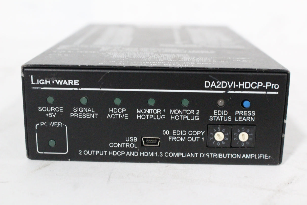Lightware DA2DVI-HDCP-Pro Distribution Amplifier
