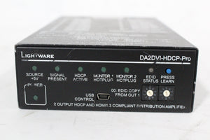 Lightware DA2DVI-HDCP-Pro Distribution Amplifier