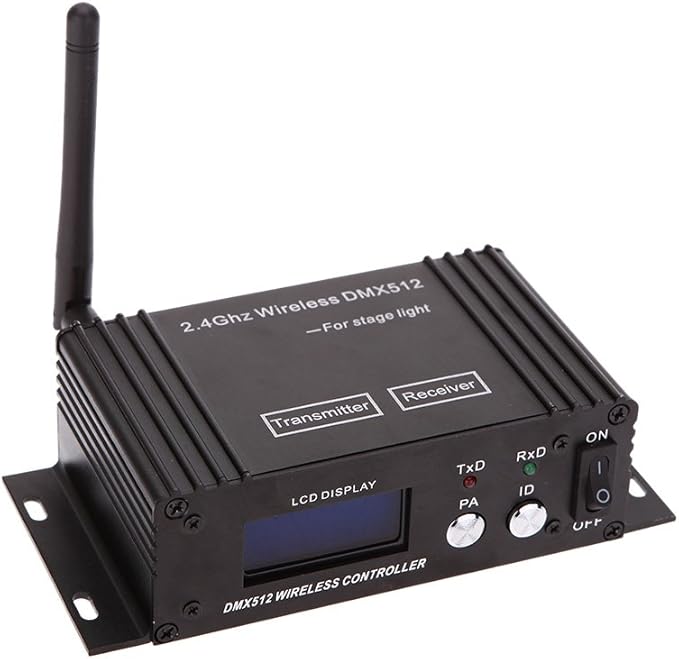 Lixada DMX 512 Controller 2.4G Wireless Transmitter / Receiver