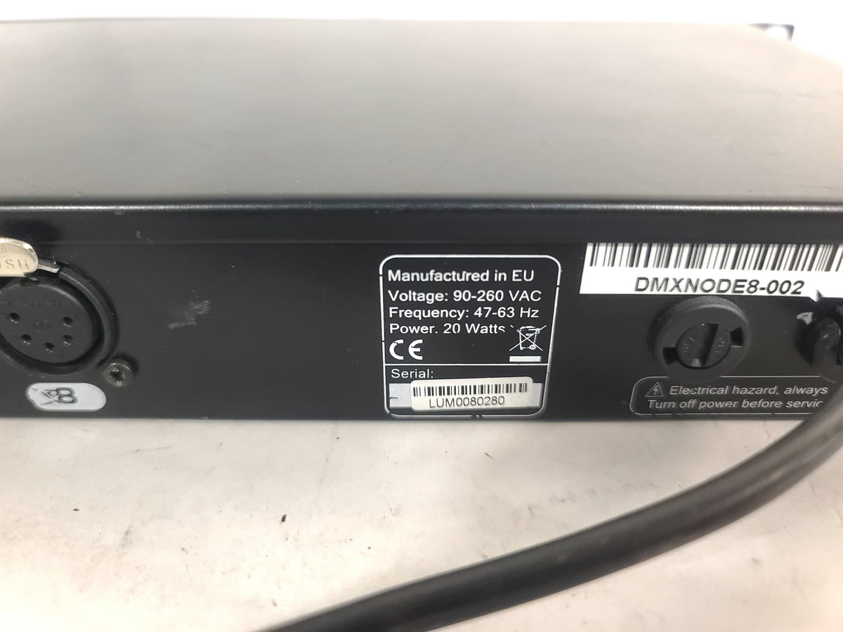 Luminex DMX NODE 8 8-Channel DMX To Ethernet (Needs Repair)