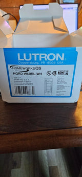 Lutron Homeworks QS HQRD-W6BRL-WH 6-Button Keypad