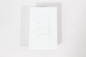 Lutron HQWT-U-P2W-CWH HomeWorks QS Wired Palladiom Keypad