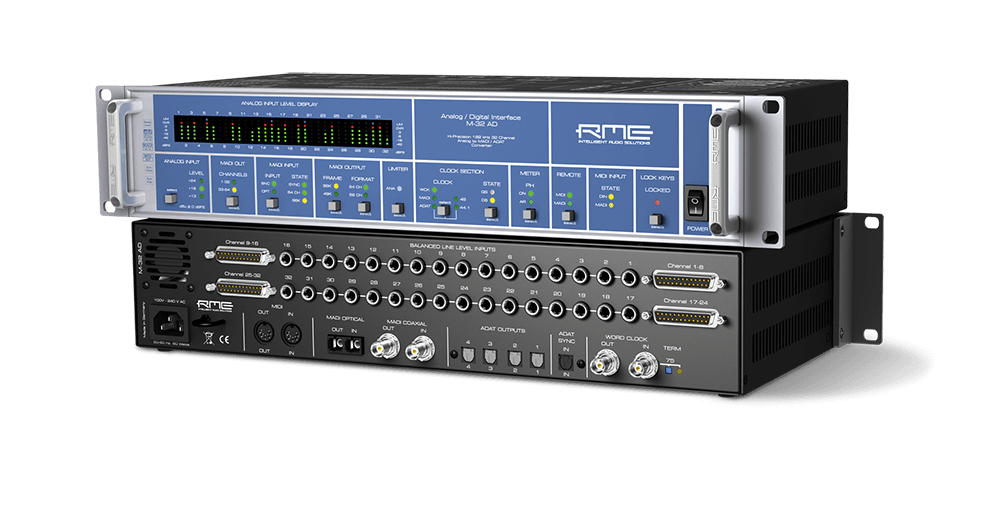 RME M-16 AD - 16-Channel High-End Analog to MADI/ADAT Converter
