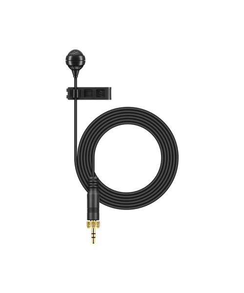 Sennheiser ME 4 Cardioid Lavalier Microphone with Locking 3.5mm Connector (Black)