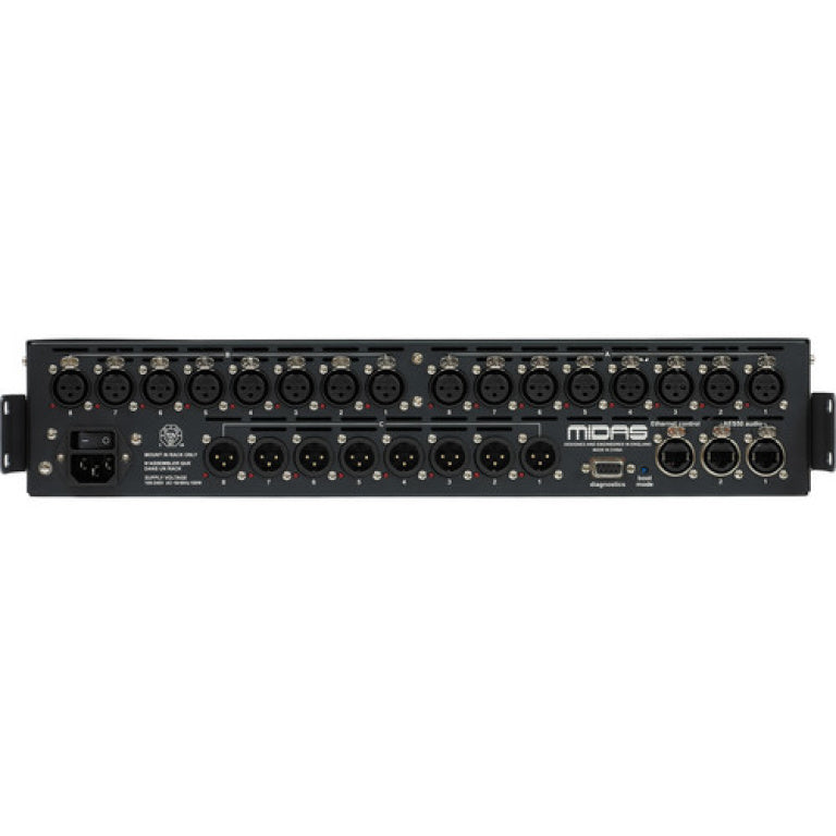 MIDAS DL153-UL 16 Input, 8 Output Stage Box with 16 Midas Microphone Preamplifiers