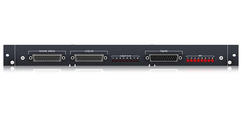 MIDAS DL444 Analog 8 Input, 8 Output Card with Midas Microphone Preamplifiers and D-Type Connectors
