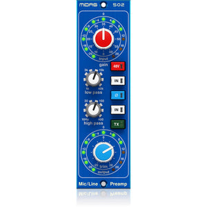 MIDAS MICROPHONE PREAMPLIFIER 502 500 Series Modular Midas Microphone Preamplifier with Classic XL4 Filters