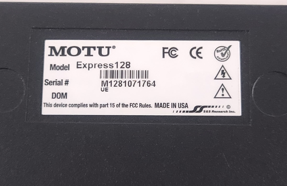 MOTU MIDI Express 128 MIDI Interface