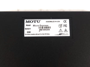 MOTU Micro Express 4x6 Midi Interface in Original Box