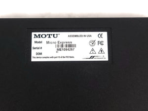 MOTU Micro Express 4x6 Midi Interface in Original Box
