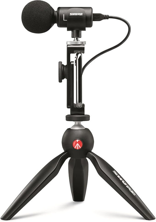 Shure MV88+ Video Kit with Digital Stereo Microphone for iOS and Android Smartphones