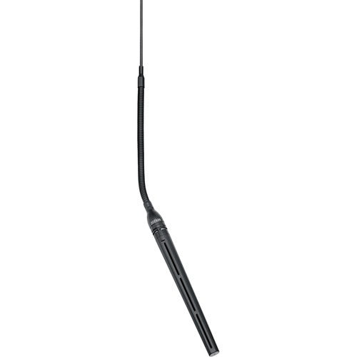 Shure MX202B/MS Microflex Condenser Overhead Microphone (Mini-Shotgun, In-Line Preamp with XLR 3-Pin Connector, Black)
