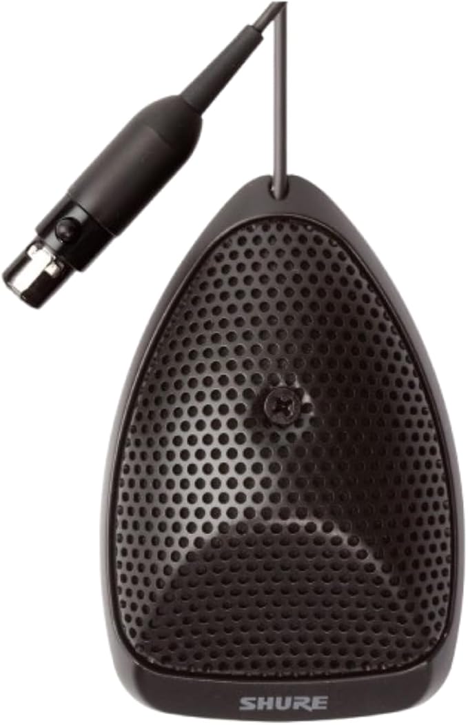 Shure MX391 Microflex Cardioid Boundary Microphone (Black)