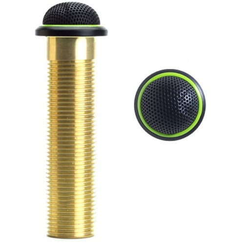 Shure MX395-LED Microflex Low-Profile Figure-8 Boundary Microphone with Logic-Control LED for Installs (Black)