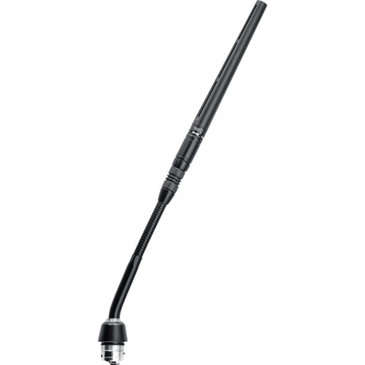 Shure MX405/MS Gooseneck Microphone with Mini-Shotgun Condenser Cartridge (Bicolor Status Indicator, Surface-Mount Preamp)