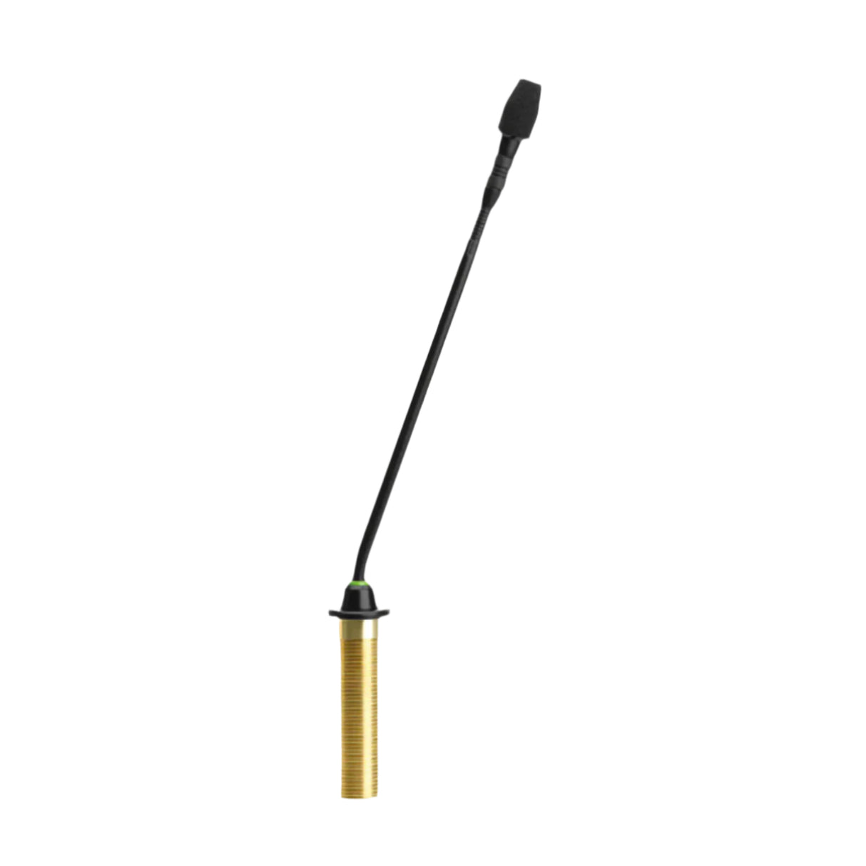 Shure MX410R/C 10" Gooseneck Mic with Cardioid Capsule, Surface-Mount Preamp, and Red LED Ring on Top (Black)