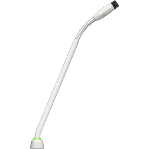 Shure MX410WLP/N 10" Gooseneck Mic with No Capsule, No Preamp, and 2-Color LED Ring on Bottom (White)