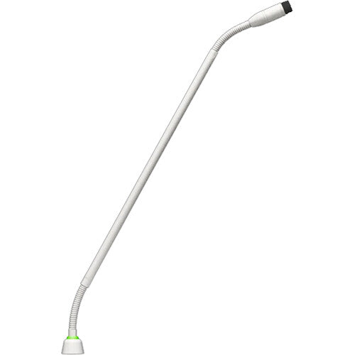 Shure MX415WLPDF/N 15" Dualflex Gooseneck Mic with No Capsule, No Preamp, and 2-Color LED Ring on Bottom (White)