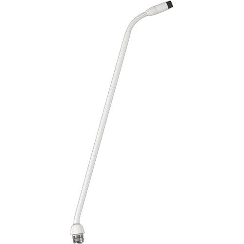 Shure MX415WRLP/N 15" Gooseneck Mic with No Capsule, No Preamp, and Red LED Ring on Top (White)