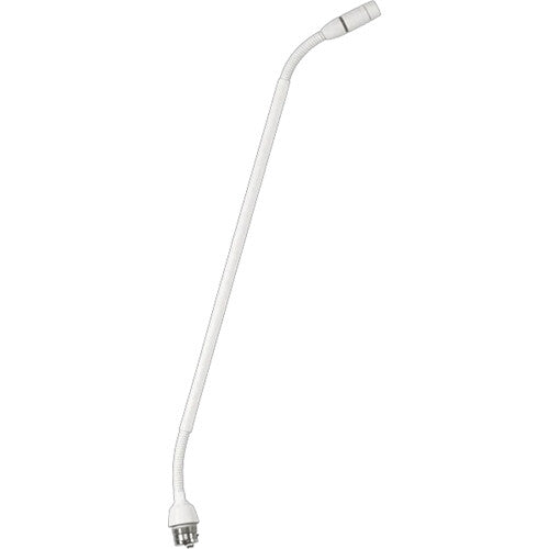 Shure MX415WRLPDF/N 15" Dualflex Gooseneck Mic with No Capsule, No Preamp, and Red LED Ring on Top (White)