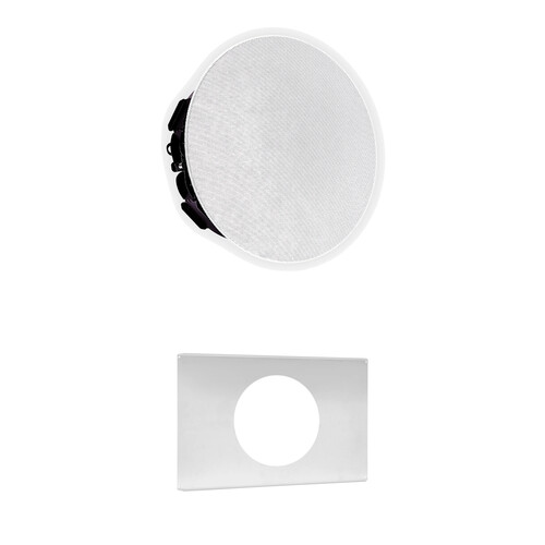 Shure MXN5W-C Networked Ceiling Speaker with A-MXN5-TB Tile Bridge Bundle
