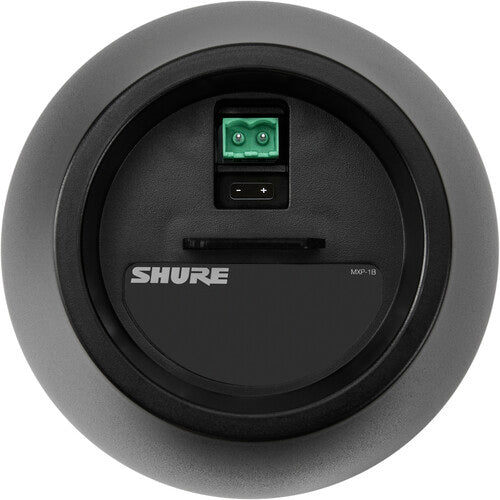 Shure MXP-1B Microflex Passive Mini-Pendant Conferencing Loudspeaker (Black, Single)