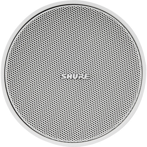 Shure MXP-1W Microflex Passive Mini-Pendant Conferencing Loudspeaker (White, Single)