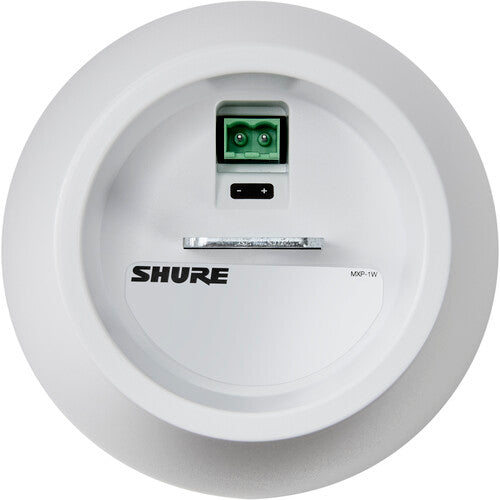 Shure MXP-1W Microflex Passive Mini-Pendant Conferencing Loudspeaker (White, Single)