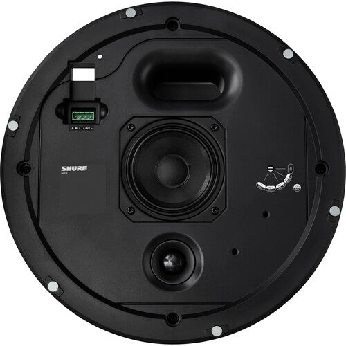 Shure MXP-5B Microflex Passive Ceiling Conferencing Loudspeaker (Black, Single)
