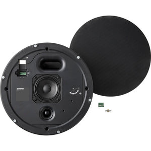 Shure MXP-5B Microflex Passive Ceiling Conferencing Loudspeaker (Black, Single)